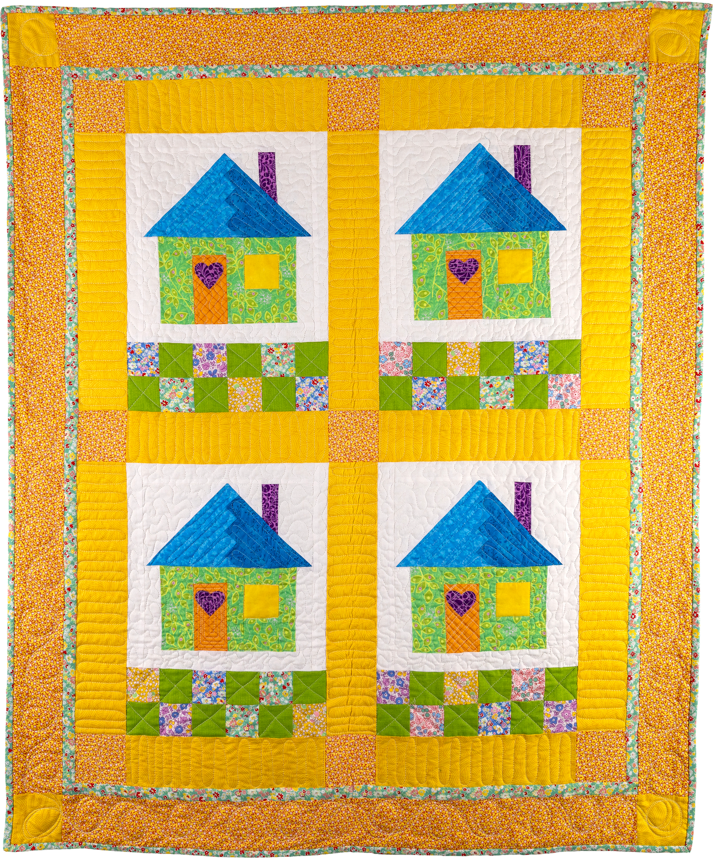 Happy Houses Pattern