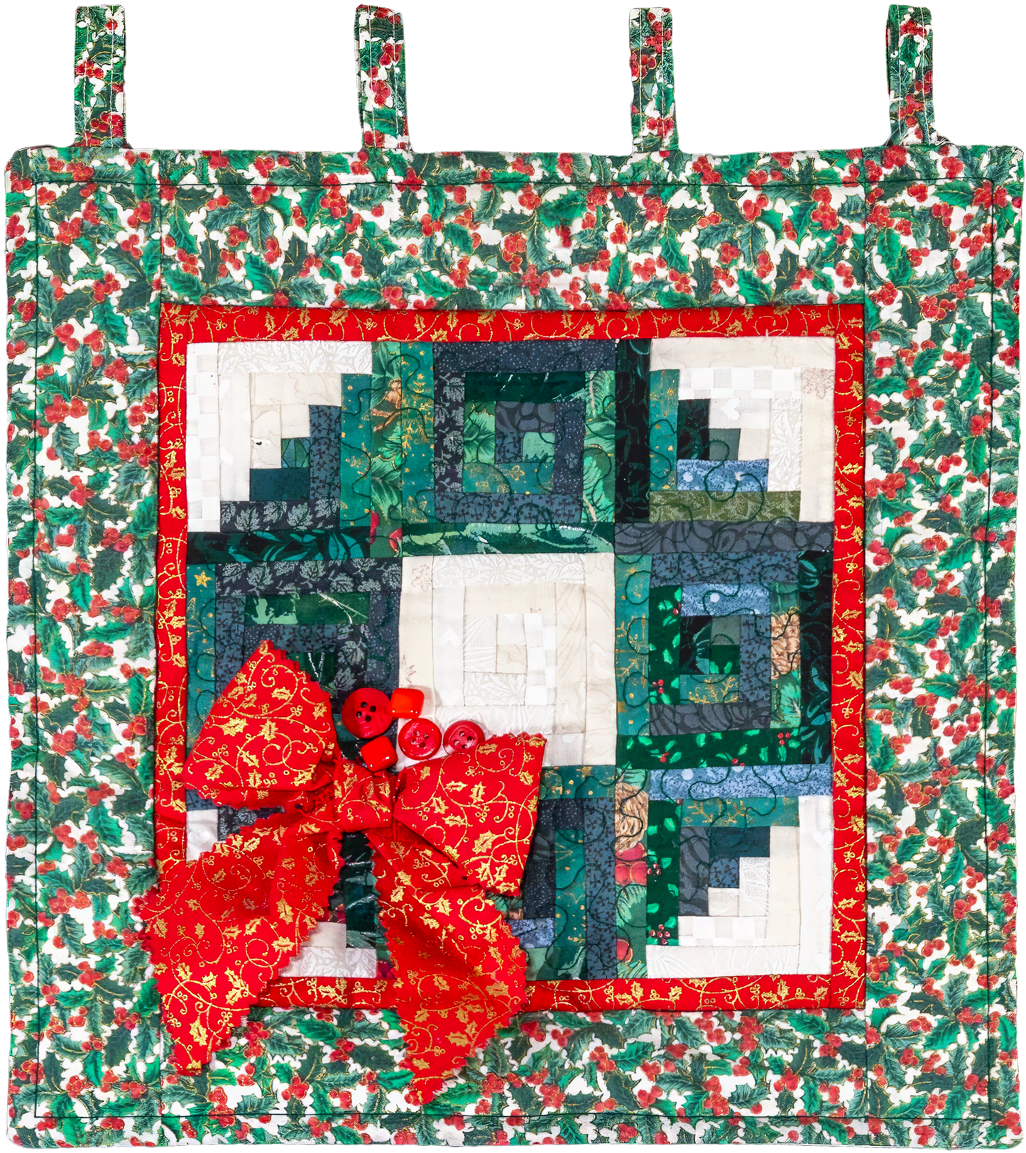 Log Cabin Wreath Pattern