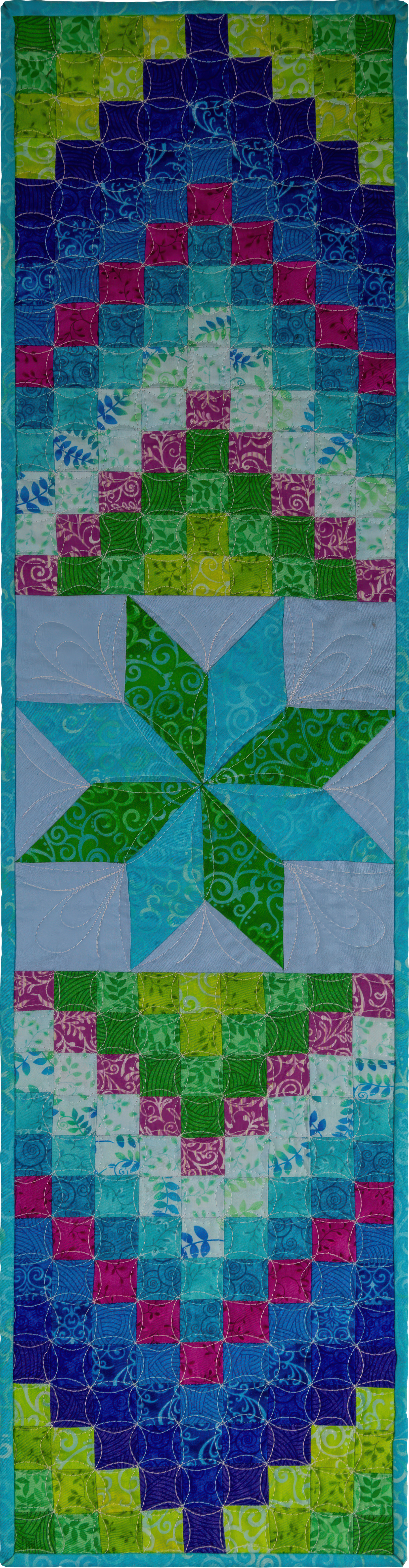 Idaho Star Trippin’ Around the World Runner Pattern