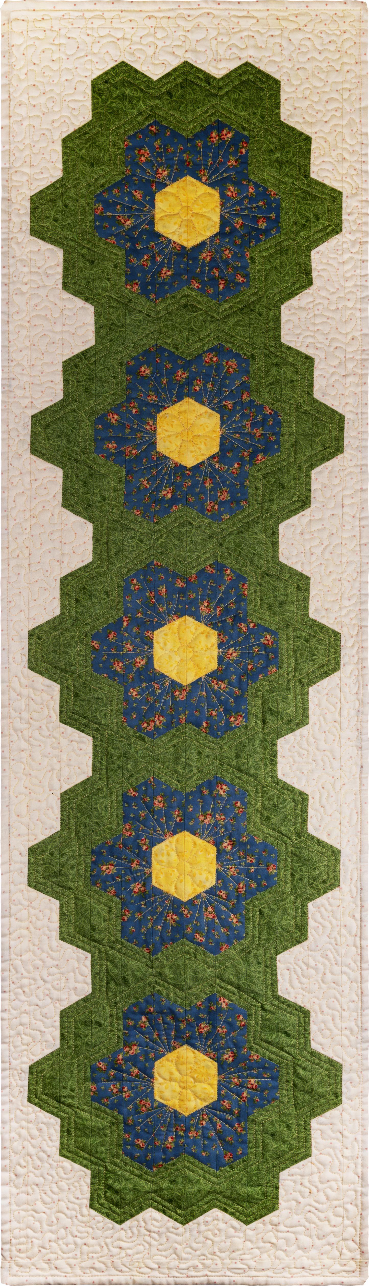 Grandmother's Forget-me-Not Runner Pattern