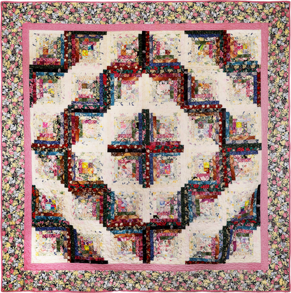 Log Cabin Colorwash Pattern