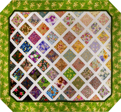 Glorious Garden Throw Pattern