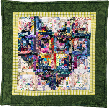 Log Cabin Heart Pattern