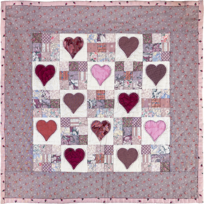 Nine-Patch with Love Pattern