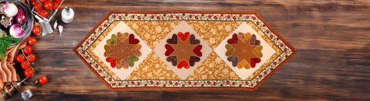 Star of Hearts Runner Pattern