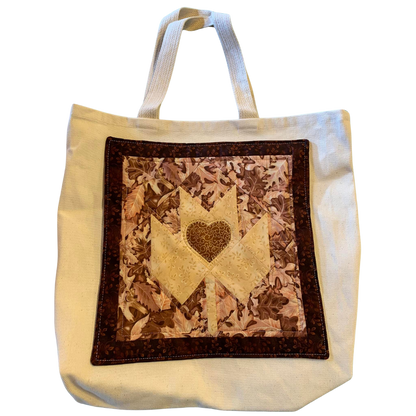 Quilted Block Tote Bag